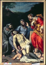 Piedad con San Francisco y Santa María Magdalena, c.1602